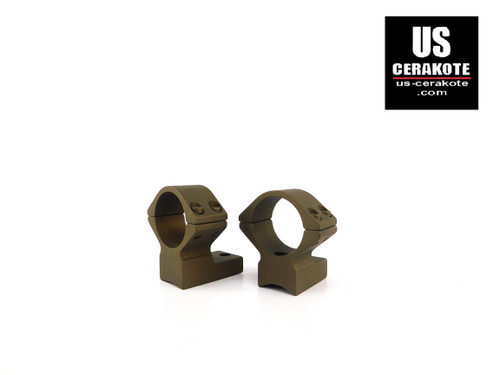 Talley Scope Ring/Base 1" Medium for Remington 700 (8-40) Burnt Bronze 948700