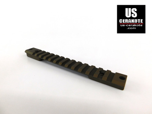 Warne Remington 700 LA Mountain Tech Tactical Rail Burnt Bronze 7672-20MOA