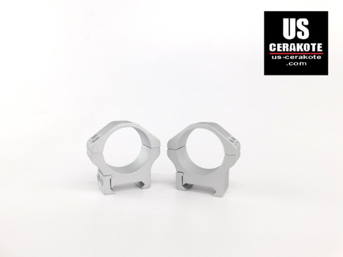 Warne Maxima Horizontal 30mm, PA Low Rings Satin Silver 513M