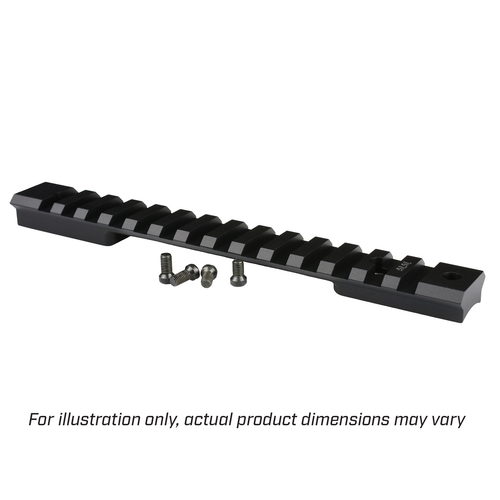 Warne Remington 700 LA Mountain Tech Tactical Rail 0-MOA Matte 7672M