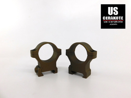 Leupold BackCountry Cross-Slot 30mm High Weaver Style Rings Burnt Bronze 175121