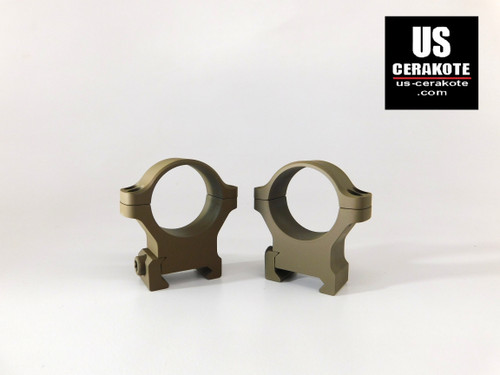 Leupold BackCountry Cross-Slot 30mm High Weaver Style Rings Flat Dark Earth 175121