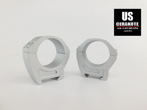 Vortex Pro Series 34mm Medium Weaver Style Scope Rings Satin Silver PR34-M