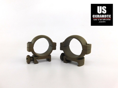 Vortex Hunter Riflescope Rings 30mm Low Weaver Style Flat Dark Earth 30MRNG-L