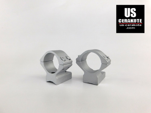Talley Scope Ring/Base 1" Low for Remington 700 Satin Silver 930700