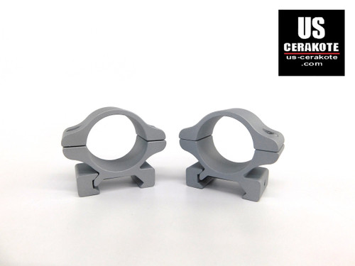 Leupold Rifleman Scope Rings 1" Low Crushed Silver 56524