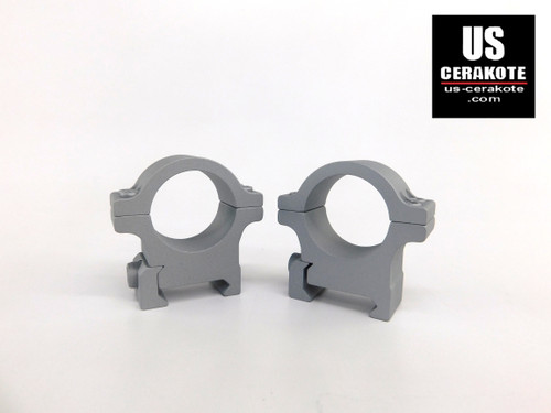Leupold Open Range 1" Medium Weaver-Style Scope Rings Crushed Silver 180944