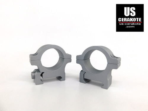Leupold Open Range 1" Low Weaver-Style Scope Rings Crushed Silver 180943