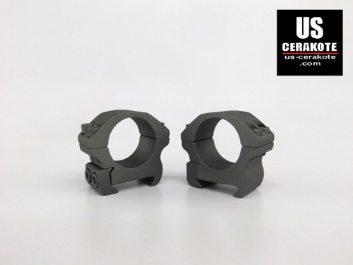 Vortex Pro Series 1" Low Weaver Style Scope Rings Gun Metal Grey PR1-L
