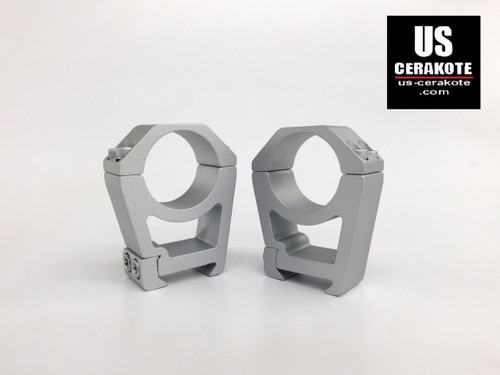 Vortex Sport Scope Rings 30mm Extra High Weaver Style Satin Silver SPT30-XH