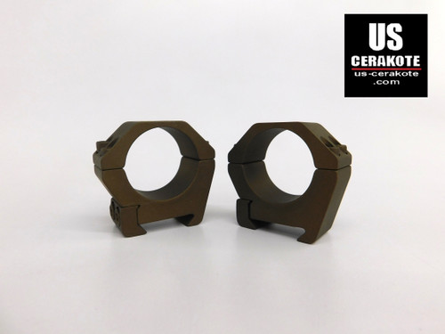 Vortex Sport Riflescope Rings 30mm Medium Weaver Style Burnt Bronze SPT30-M