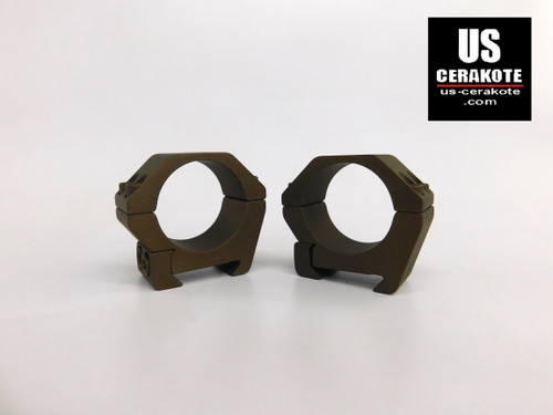 Vortex Sport Riflescope Rings 30mm Low Weaver Style Burnt Bronze SPT30-L
