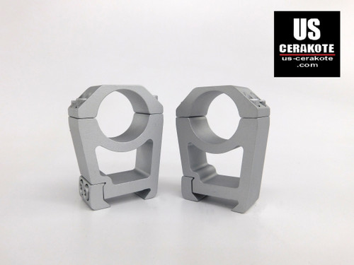 Vortex Sport Riflescope Rings 1" Extra High Weaver Style Satin Silver SPT1-XH