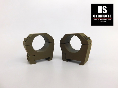 Vortex Sport Riflescope Rings 1" Medium Weaver Style Flat Dark Earth SPT1-M