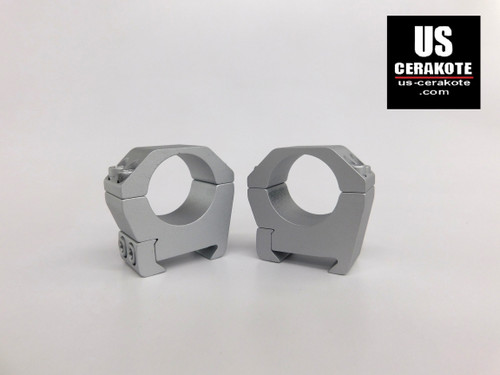 Vortex Sport Riflescope Rings 1" Medium Weaver Style Satin Silver SPT1-M