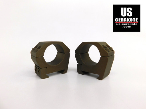 Vortex Sport Riflescope Rings 1" Low Weaver Style Burnt Bronze SPT1-L