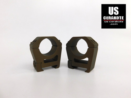 Vortex Sport Riflescope Rings 1" High Weaver Style Burnt Bronze SPT1-H