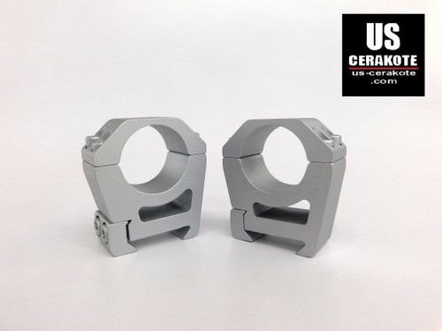 Vortex Sport Riflescope Rings 1" High Weaver Style Satin Silver SPT1-H