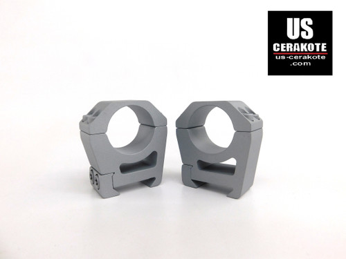 Vortex Sport Riflescope Rings 1" High Weaver Style Crushed Silver SPT1-H