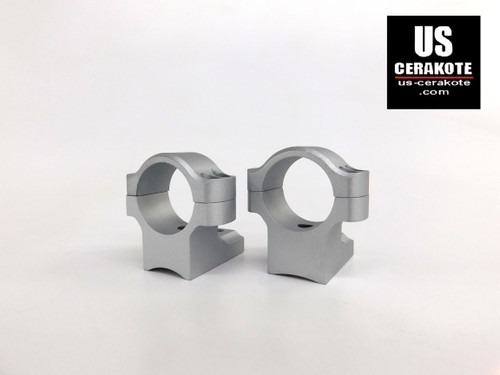 Leupold BackCountry 1" Medium Rings for Winchester 70 Satin Silver 171106