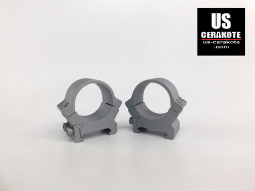 Leupold PRW2 Series 1" Low Weaver Style Scope Rings Crushed Silver 174079