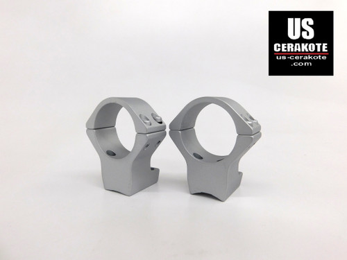 Talley Scope Ring/Base 30mm High for Browning X-Bolt Satin Silver 750735