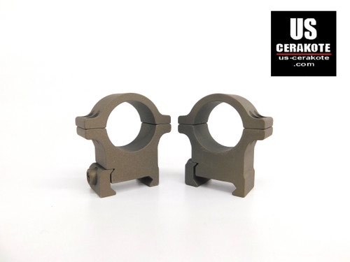 Leupold Open Range 1" High Weaver-Style Scope Rings Smoked Bronze 180945