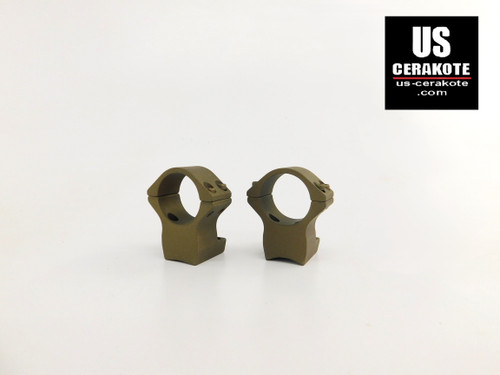 Browning X-Bolt X-Lock l" High Integrated Scope Mounts Burnt Bronze 12503