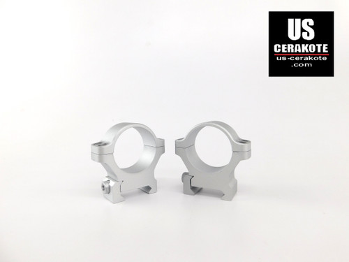 Leupold BackCountry Cross-Slot 30mm Medium Rings Satin Silver 175120