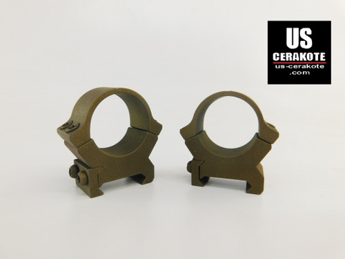 Leupold PRW2 Series 1" Medium Weaver Style Scope Rings Burnt Bronze 174081