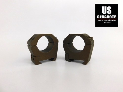 Vortex Sport Riflescope Rings 1" Medium Weaver Style Burnt Bronze SPT1-M