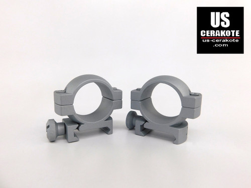 Vortex Hunter Riflescope Rings 1" Low Weaver Style Crushed Silver Ring-L