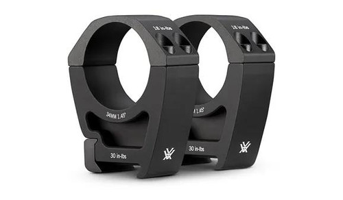 Vortex Pro Series 34mm High Weaver Style Scope Rings Matte PR34-H