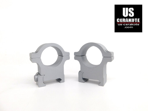 Leupold Open Range 1" High Weaver-Style Scope Rings Crushed Silver 180945