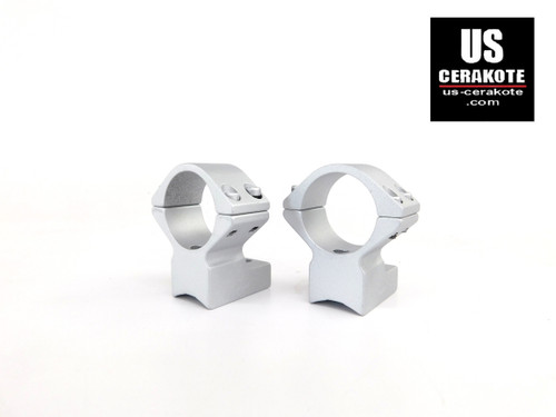 Talley Scope Ring/Base 1" High for CVA Cascade Satin Silver 950725