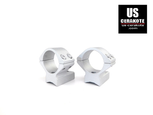 Talley Scope Ring/Base 1" Low for CVA Cascade Satin Silver 930725