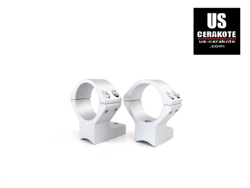 Talley Scope Ring/Base 30mm High CVA Cascade Extend Front Satin Silver 75X725