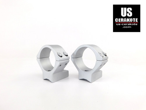 Talley Scope Ring/Base 30mm Low for CVA Cascade Satin Silver 730725