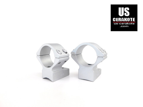 Talley Scope Ring/Base 1" Medium for Mossberg Patriot Satin Silver 940769