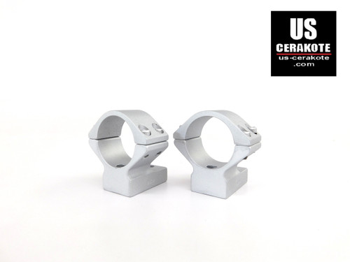 Talley Scope Ring/Base 1" Low for Tikka T3/T3X Satin Silver 930714