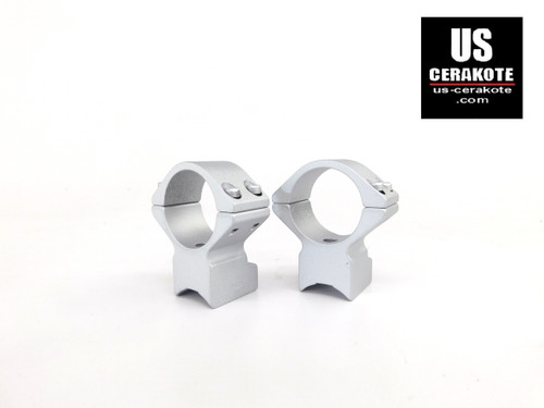 Talley Scope Ring/Base 1" Medium for Savage 93R Satin Silver 940793