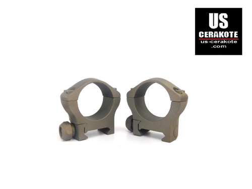 Warne Mountain Tech 30mm Low Weaver Style Rings Smoked Bronze 7213M