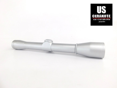 Leupold M8 4x Fine Duplex Reticle Satin Silver USED-9