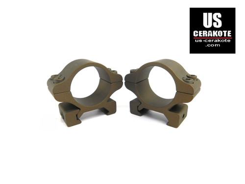 Leupold Rifleman Gen 2 1" Low Weaver Style Rings Burnt Bronze 185534