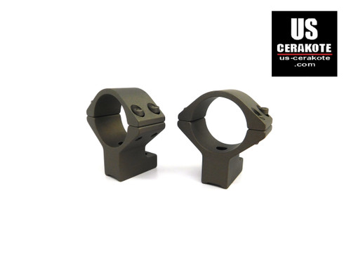 Talley Scope Ring/Base 1" High for Browning BLR Smoked Bronze 950711
