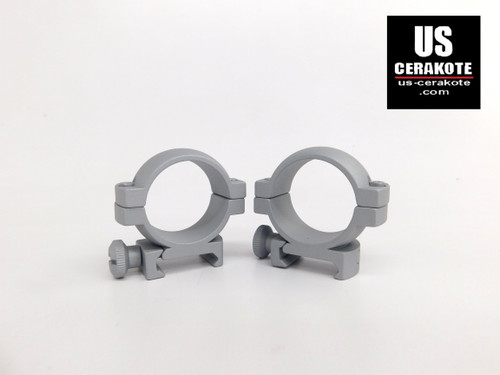 Vortex Hunter Riflescope Rings 30mm Low Weaver Style Crushed Silver 30MRNG-L