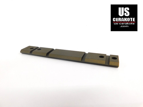 Warne Maxima Browning BAR Rail (6-48 Screws) Burnt Bronze A996M