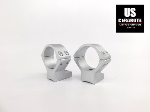 Talley Scope Ring/Base 30mm Medium Ruger 10/22 Satin Silver 740707