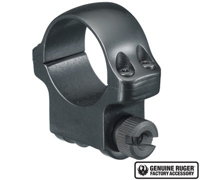 Ruger 1" 4B Medium Scope Rings Matte 90270