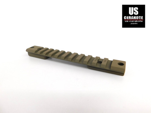Warne Remington 700 SA Vapor Picatinny Rail Flat Dark Earth V471-20MOA